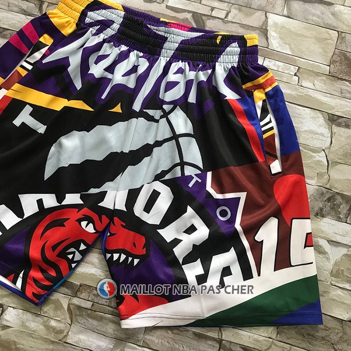 Short Tornto Raptors Rainbow Classic Noir